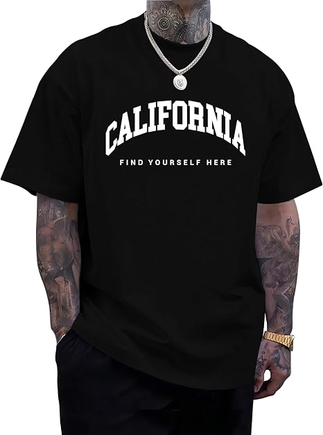 KESIHAN Mens Graphic T Shirts Mens Summer